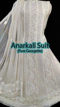 Pure Georgette Anarkali Suit